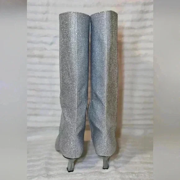 NEW KATY PERRY ZAHARRAH BOOTS SPARKLING CRYSTALS ON THE ENTIRE BOOTS SIZE 7 - Picture 5 of 7